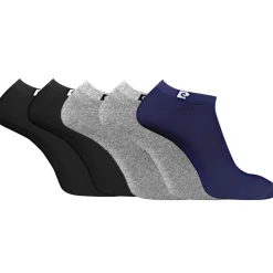 Lot de 5 Paires de chaussettes tiges courtes unies modèle PC 0372