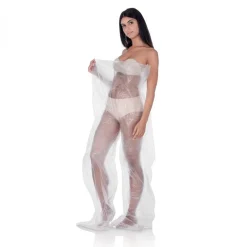 Lot de 25 pantalons de pressothérapie jetables - Transparent