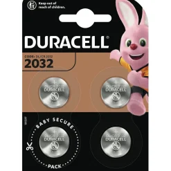 Lot de 4 Piles bouton CR2032 lithium 3v