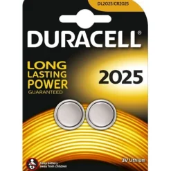 Lot de 2 Piles Bouton Lithium type 2025 - 3V