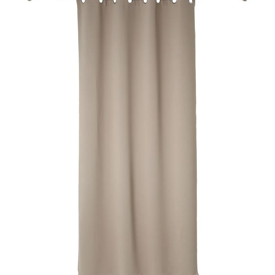 Lot de 2 rideaux occultants unis à oeillets