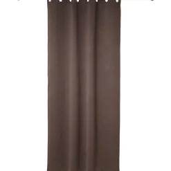 Lot de 2 rideaux occultants unis à oeillets