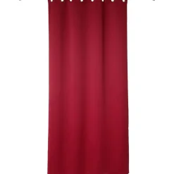 Lot de 2 rideaux occultants unis à oeillets