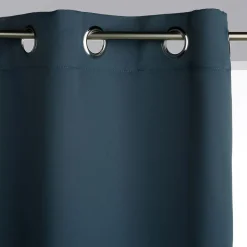 Lot de 2 rideaux occultants unis à oeillets
