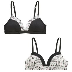 Lot de 2 soutiens-gorge souple sans armature Toria