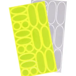 Lot de 36 stickers réfléchissants Urban Moove - Jaune/gris