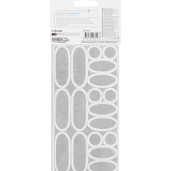 Lot de 36 stickers réfléchissants Urban Moove - Jaune/gris