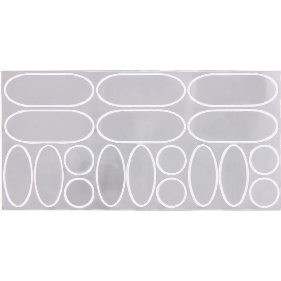 Lot de 36 stickers réfléchissants Urban Moove - Jaune/gris