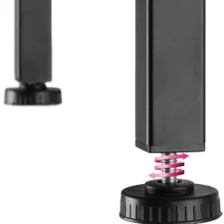 Lot de 2 tabourets de bar avec Grands dossiers Hauteur d'assise 74 cm