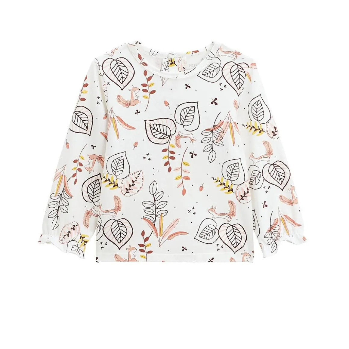 Lot de 2 t-shirts bébé manches longues Léonie