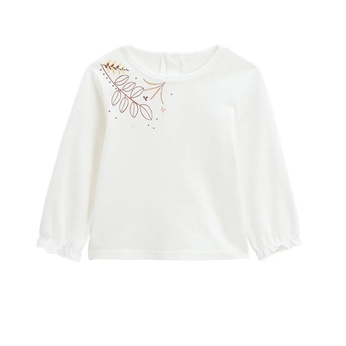 Lot de 2 t-shirts bébé manches longues Léonie