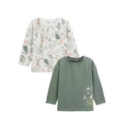 Lot de 2 t-shirts bébé manches longues Merlin
