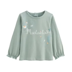 Lot de 2 t-shirts enfant manches longues Holamuchacha