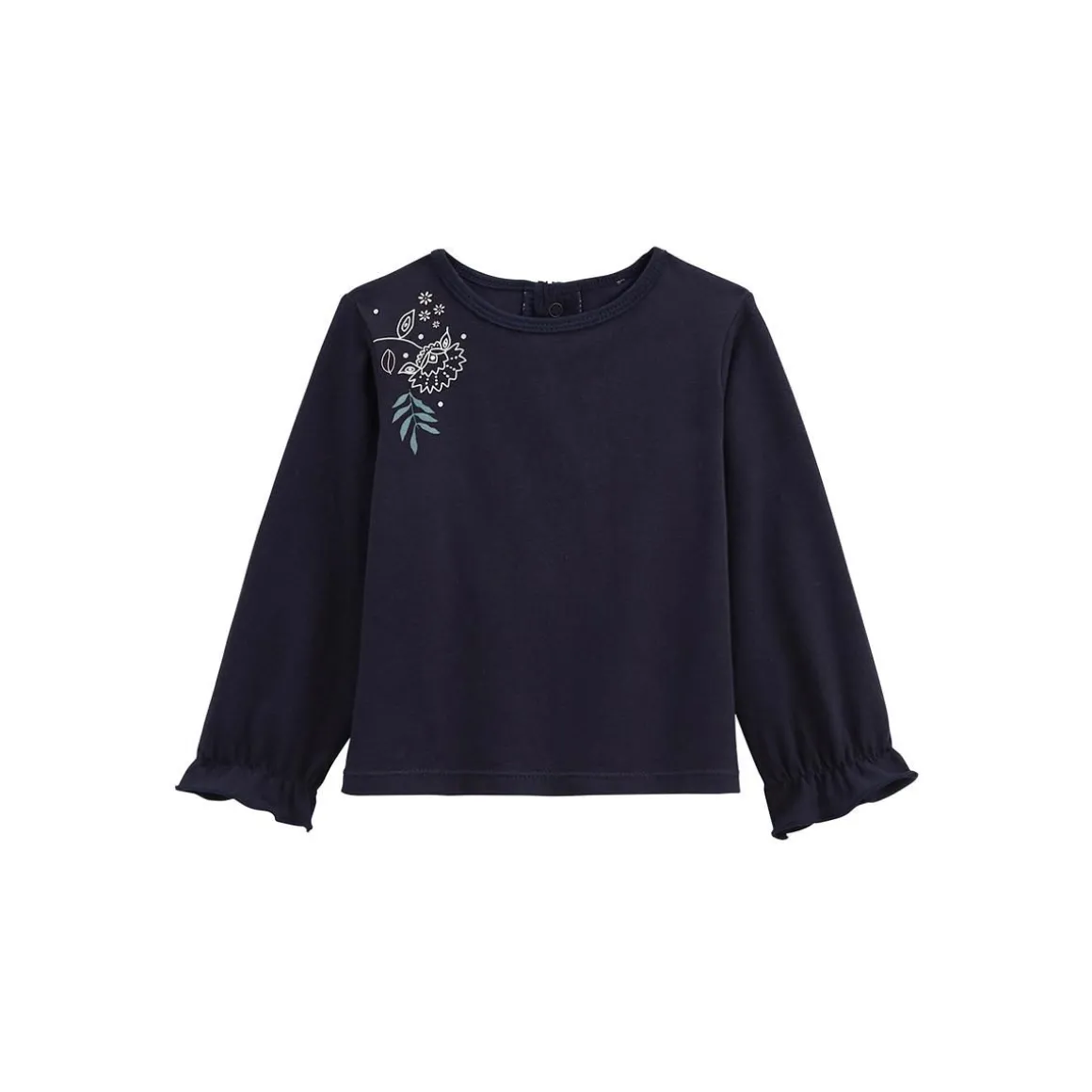 Lot de 2 t-shirts enfant manches longues Belle de nuit