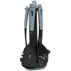 Lot de 5 ustensiles multifonctions avec support