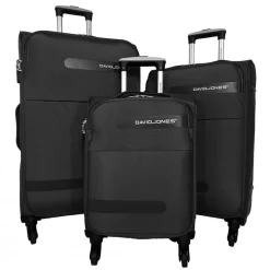 Lot de 3 valises dont 1 valise cabine souples