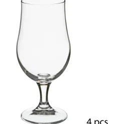 Lot de 4 verre à bière 37 cm
