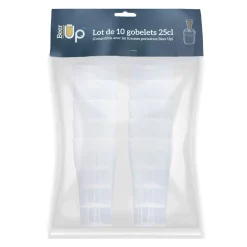 Lot de 10 verres 25 cl 10VGD - Transparent