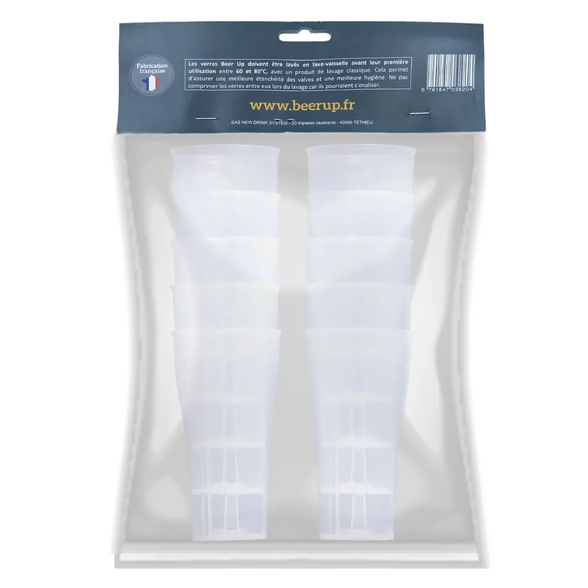 Lot de 10 verres 25 cl 10VGD - Transparent