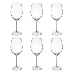 Lot de 6 Verres à Eau Lina 54cl Transparent