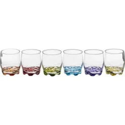 Lot de 6 Verres à Eau Tino 31cl Multicolore