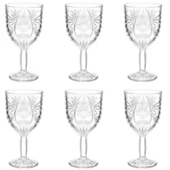 Lot de 6 Verres à Vin Ayla 29cl Transparent
