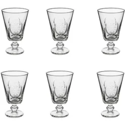 Lot de 6 Verres à Vin Countryside 35cl Transparent