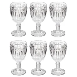 Lot de 6 Verres à Vin Mona 25cl Transparent