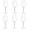 Lot de 6 Verres à Vin Nora 38cl Transparent