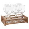 Lot de 6 Verres à Vin & Rack Victor 30cl Transparent