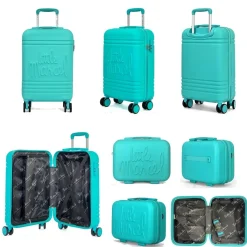 Lot valise cabine 55cm plus un vanity rigide