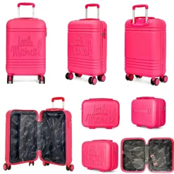 Lot valise cabine 55cm plus un vanity rigide