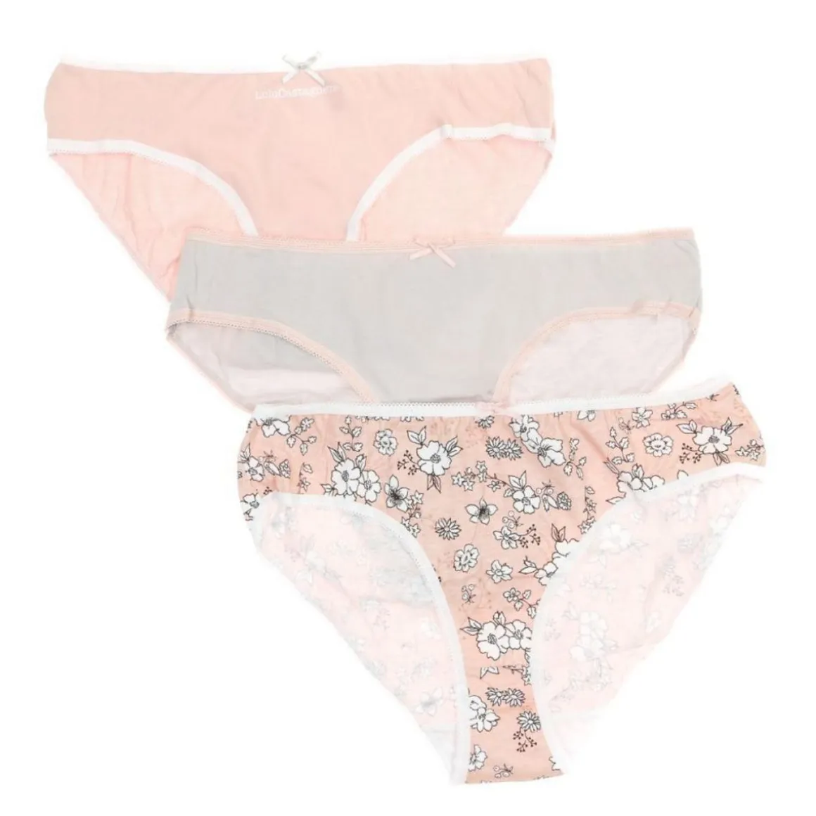 Lot x3 Culottes /Grise Femme Lulu Castagnette