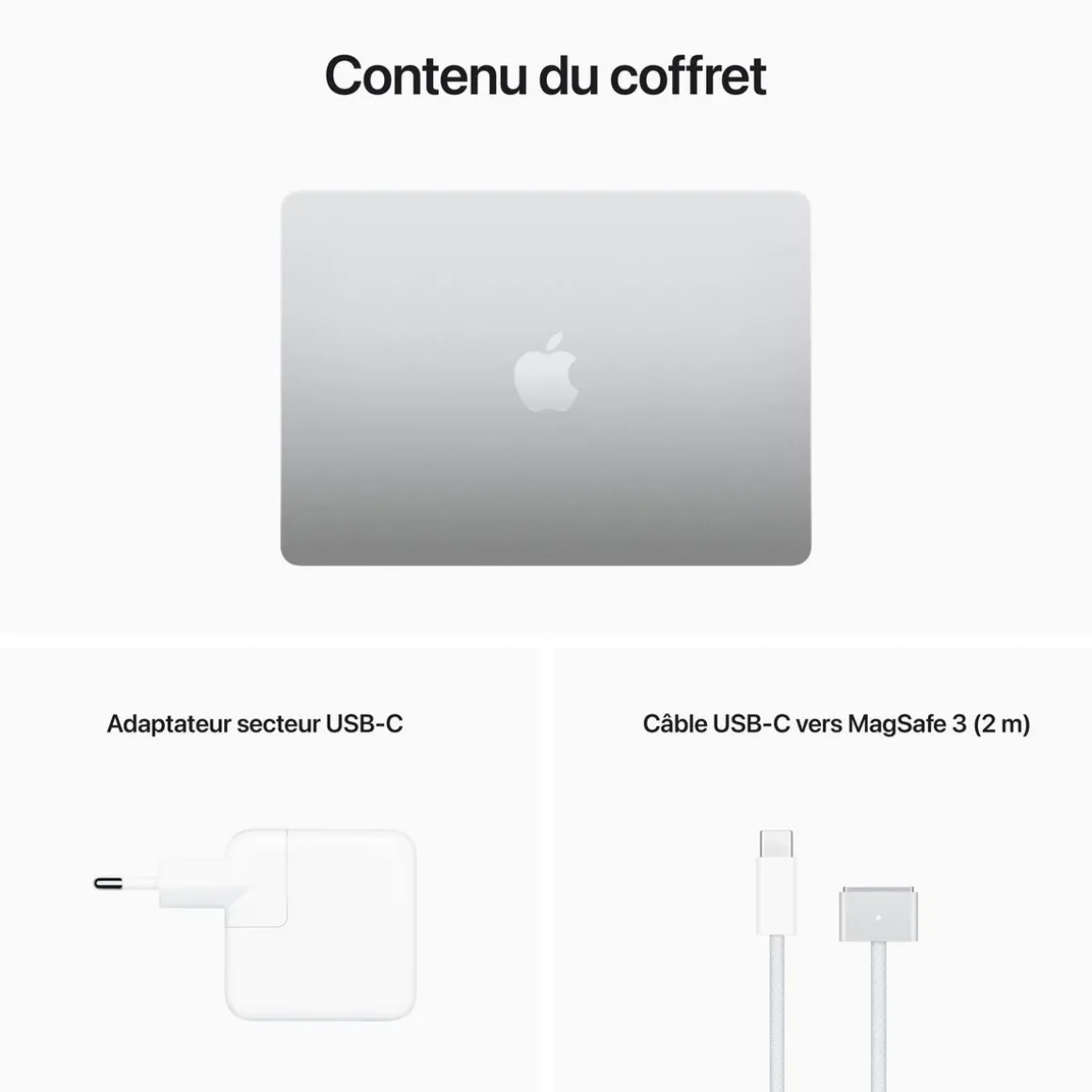 MacBook Air 13 pouces - Puce M2 - 512GO - Silver