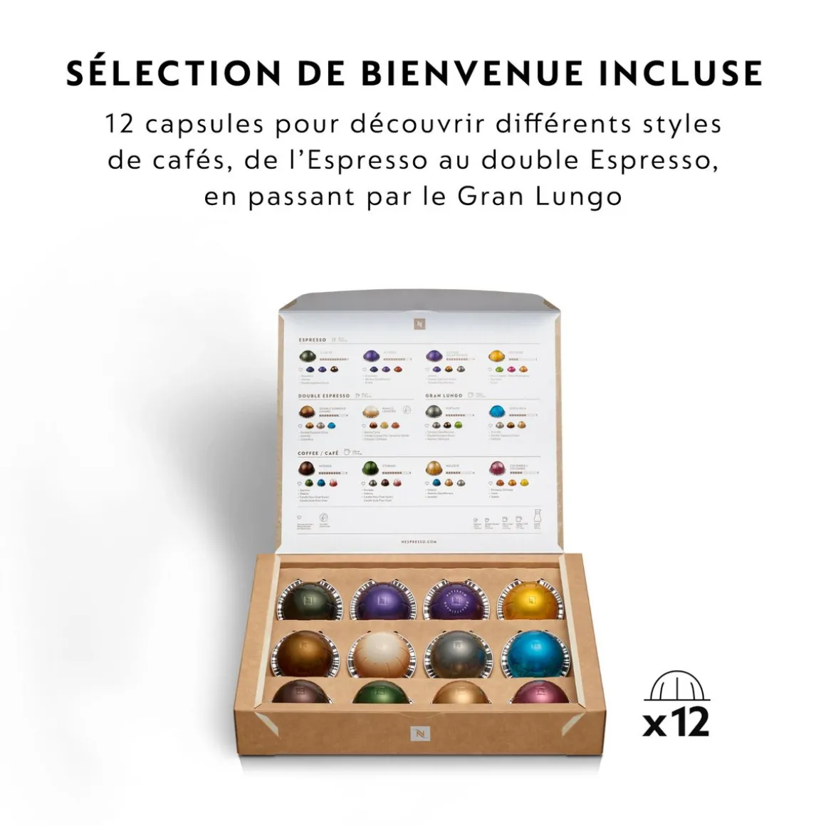 Machine à café Nespresso Vertuo YY4889FD - Blanc