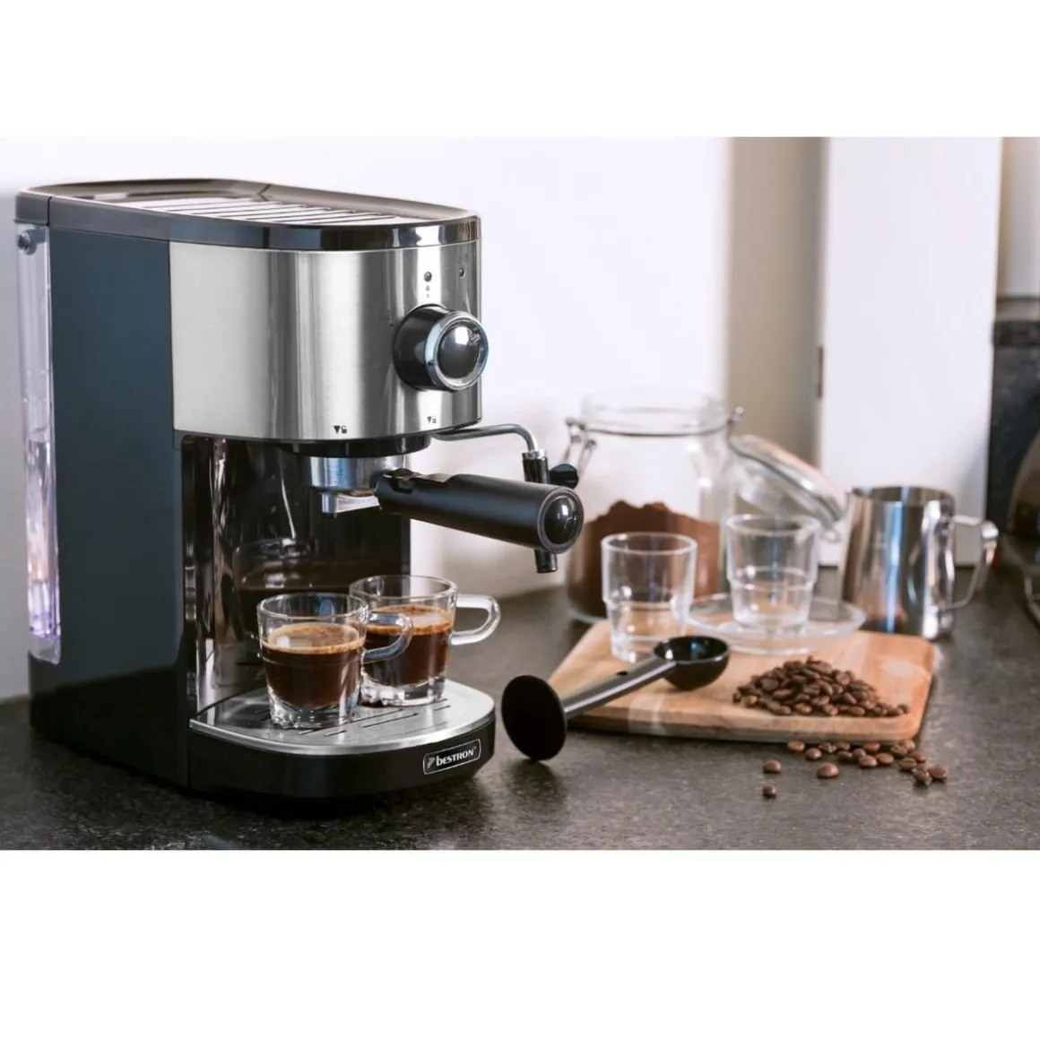 Machine à expresso 15 bars argent - AES800STE