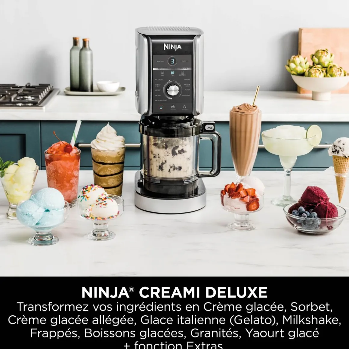 Machine à glace NC501EU - Argent