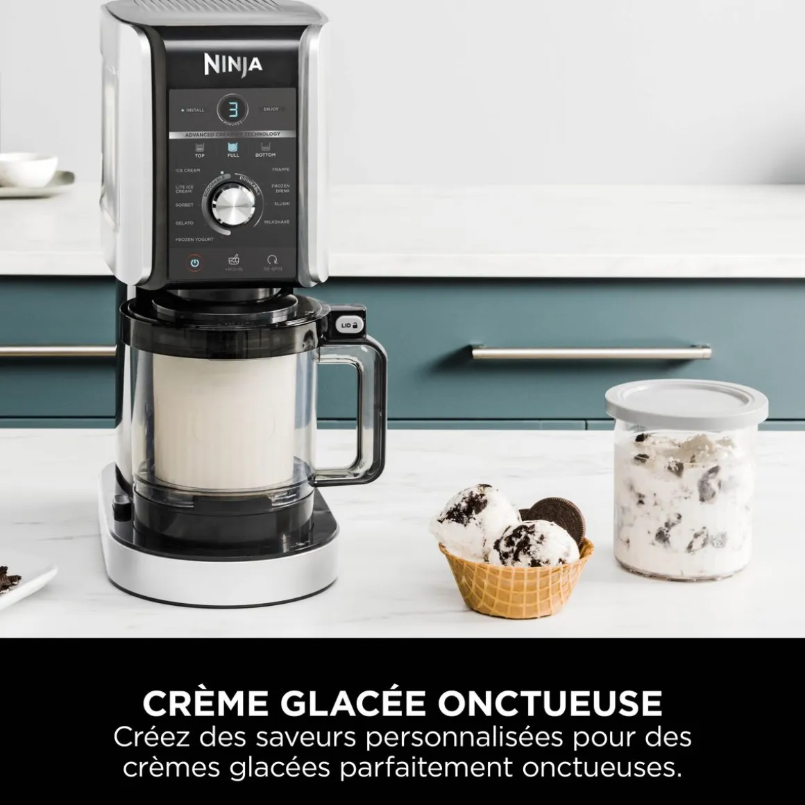 Machine à glace NC501EU - Argent