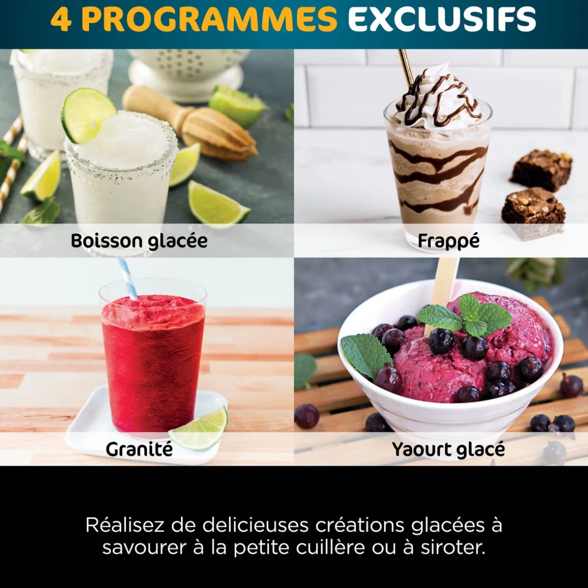 Machine à glace NC501EU - Argent