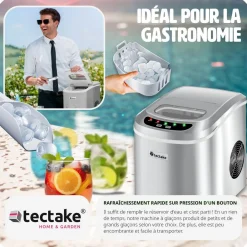 Machine à glaçons 9kg par cycle