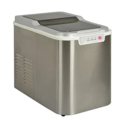 Machine à glaçons 140w 12kg/24h avec nettoyage automatique inox - yt-e-005b1