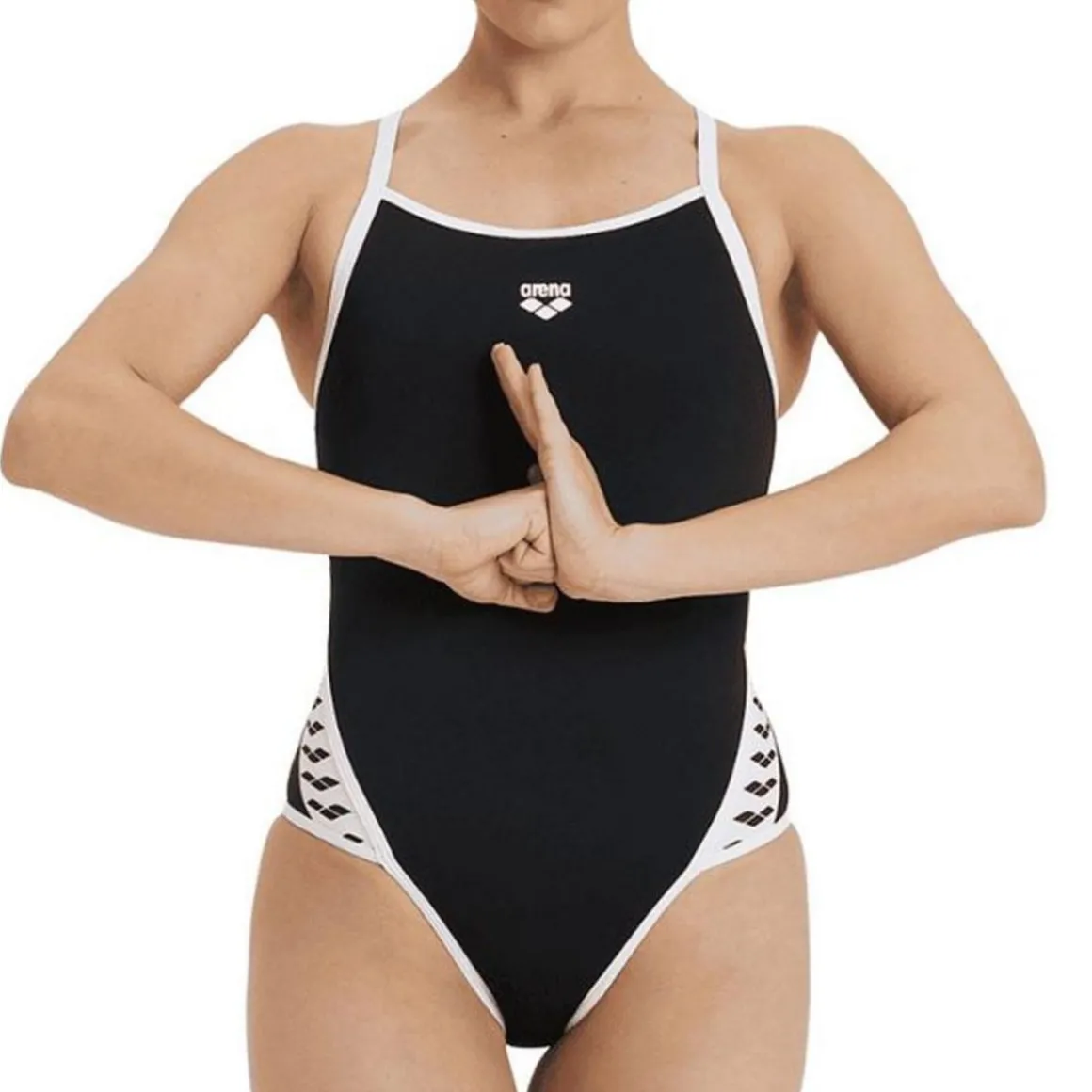 Maillot de bain /Blanc Femme Arena Icons Super Fly