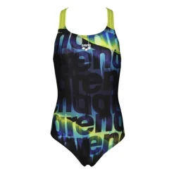 Maillot de bain Bleu/Vert Fille Arena Waves