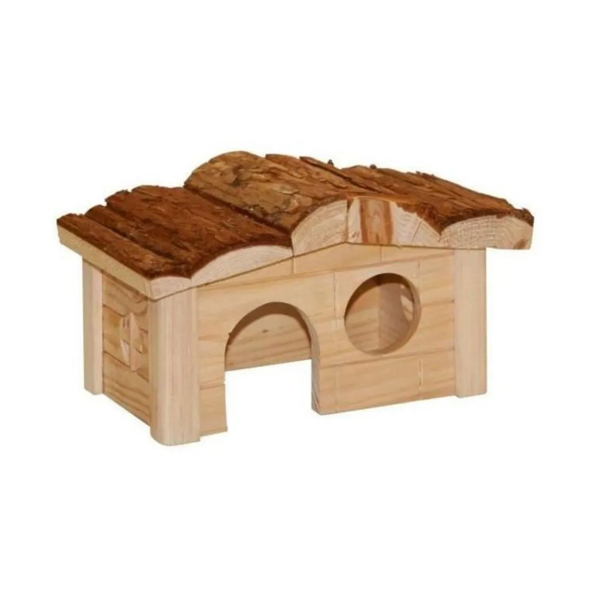 Maison pour petit rongeur - KERBL - Nature - 20 x 14 x 12 cm
