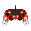 Manette Filaire Nacon lumineuse rouge PS4