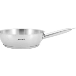 Marmite 28cm inox avec couvercle en verre tous feux dont induction