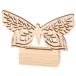 Marques place en bois papillons
