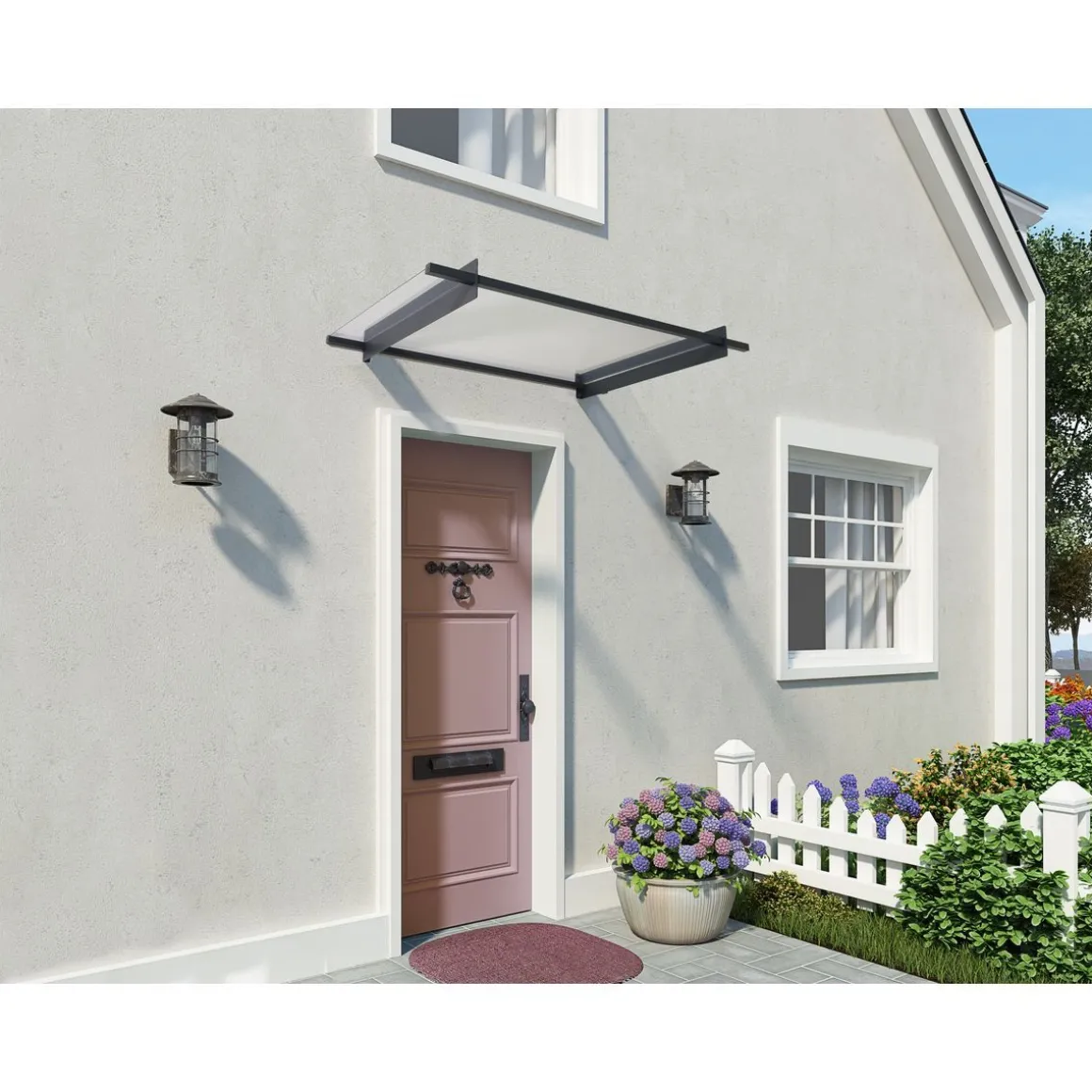 Marquise - Anthracite - 94x150-5cm - NANCY 1500