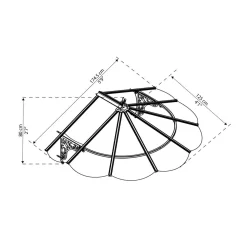 Marquise - Noire - 125x174-5cm - IRIS 1780
