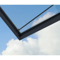 Marquise 140 x 286 cm Anthracite/Transparent - SOPHIA XL 3000